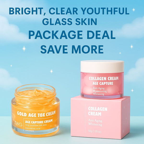 Korean Gold Tox & Collagen boba Pink